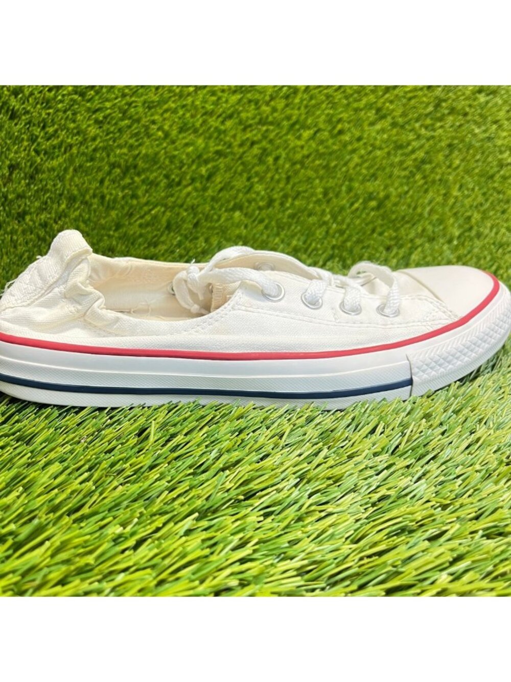 Converse Chuck Taylor All Star Low Womens Size 9 White Athletic Shoes Sneakers